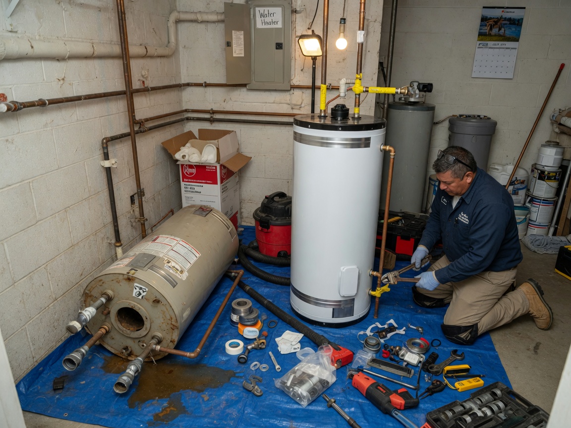 Water Heater Replacement in DeSoto, TX